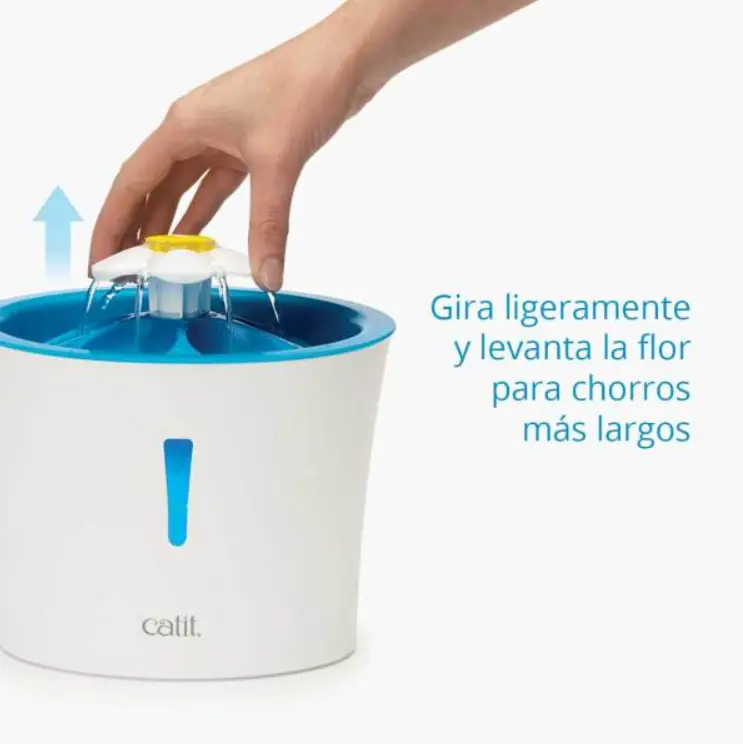 Catit Fuente Para Beber Agua Gato 3L. Flower Led - Image 3