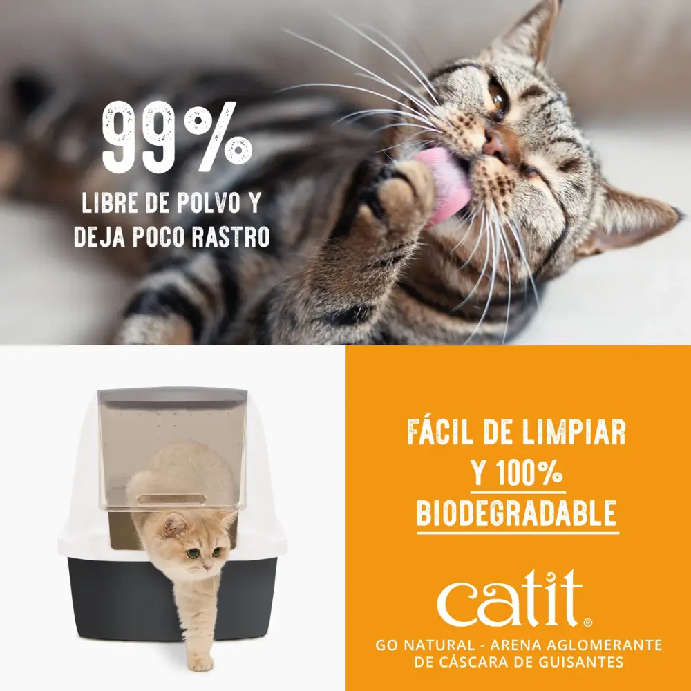 Catit Go Arena Natural Guisante Vainilla 14L 5,6 kg - Image 4