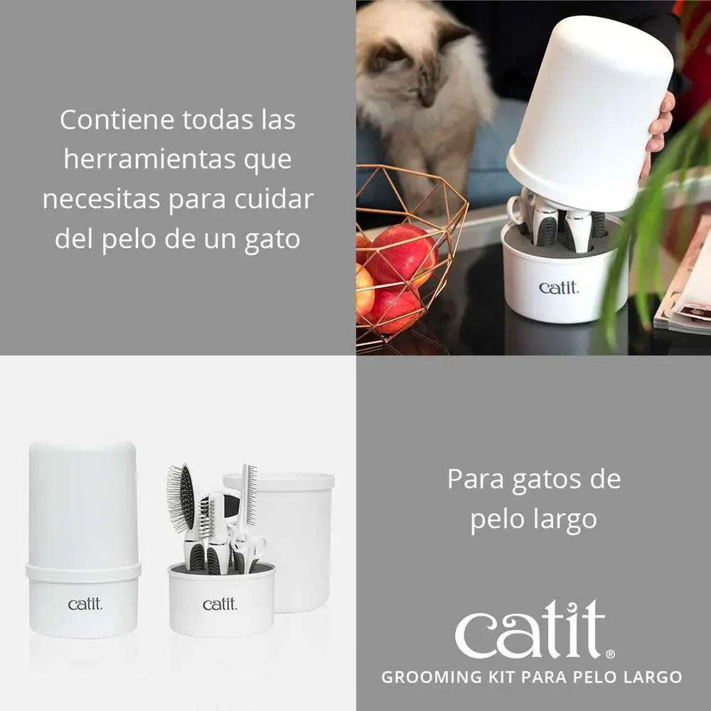 Catit Kit Grooming Pelo Largo - Image 2