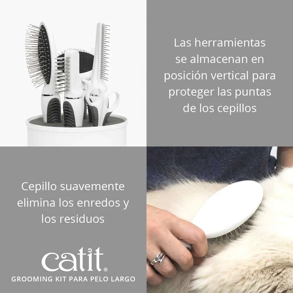 Catit Kit Grooming Pelo Largo - Image 3