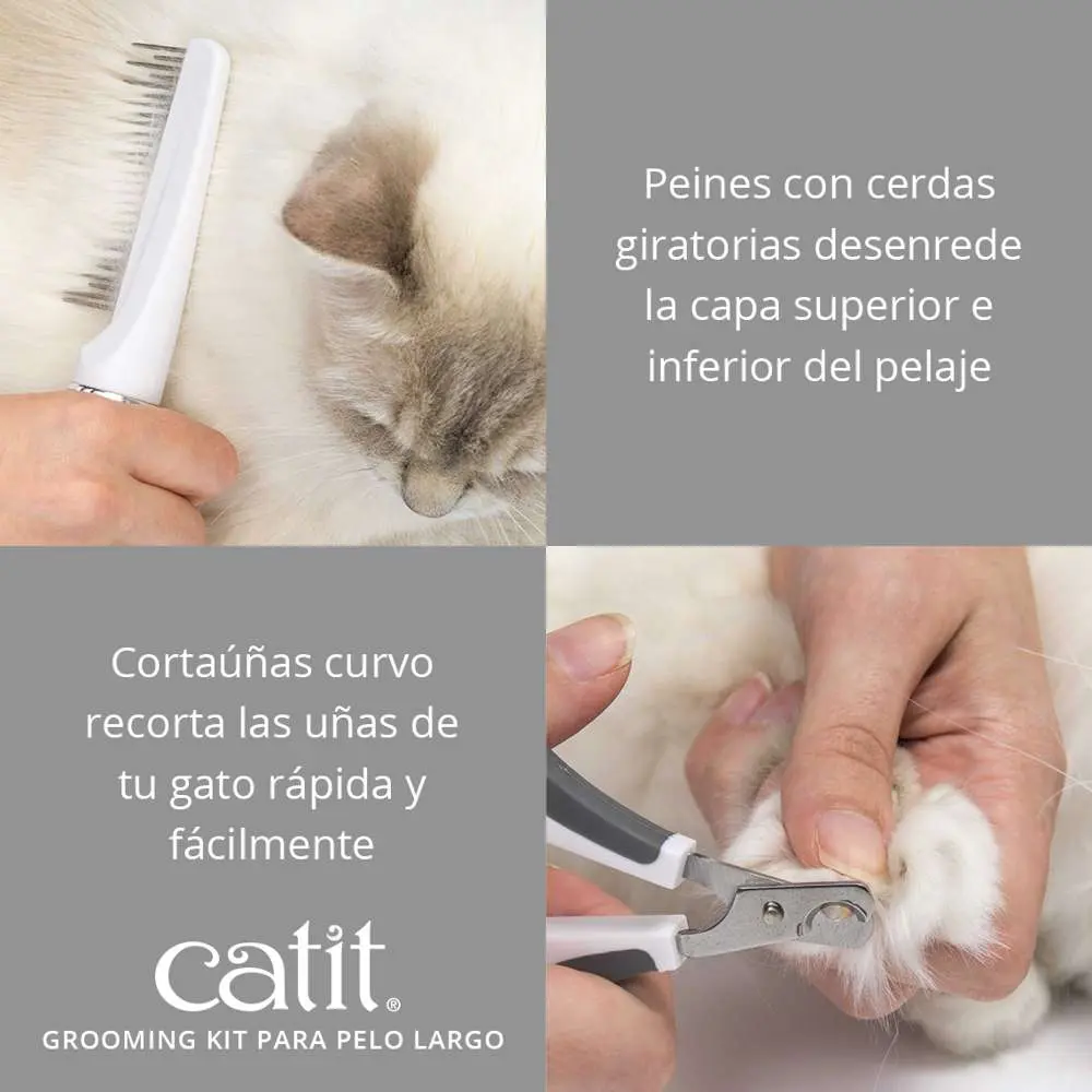 Catit Kit Grooming Pelo Largo - Image 5