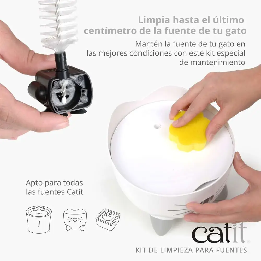 Catit Kit Limpieza Bebederos Fuentes - Image 2