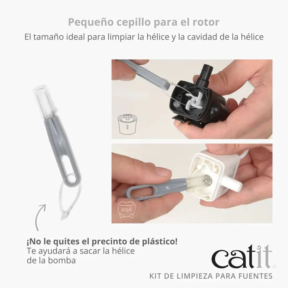 Catit Kit Limpieza Bebederos Fuentes - Image 3