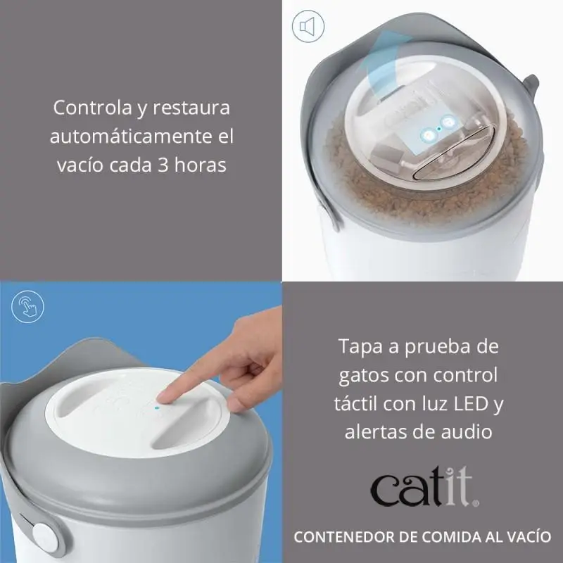 Catit Pixi Contenedor de Comida Al Vacío para Gatos - Image 4