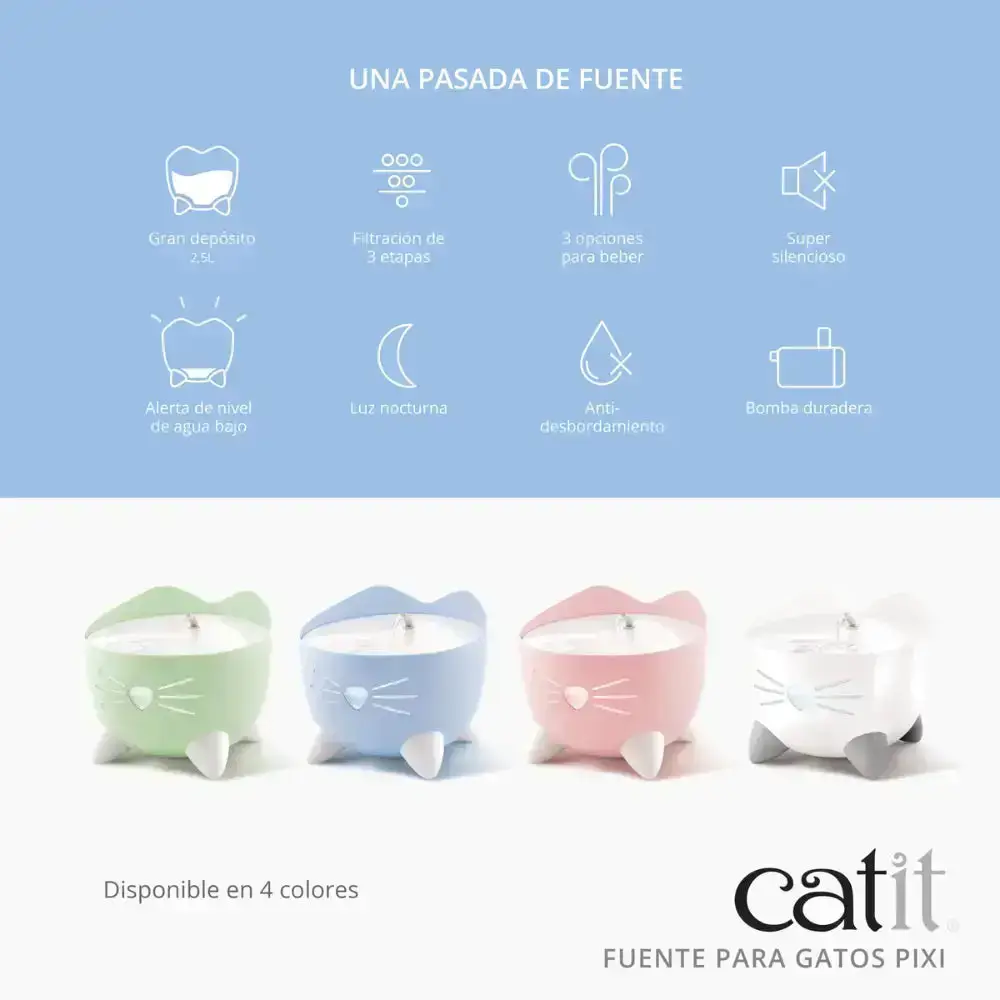 Catit Pixi Fuente Blanca, 2,5L - Image 2
