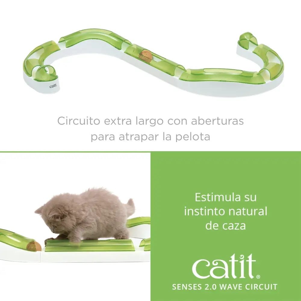 Catit Senses 2.0 Juguete Gato Circuito Wave Mediano - Image 2