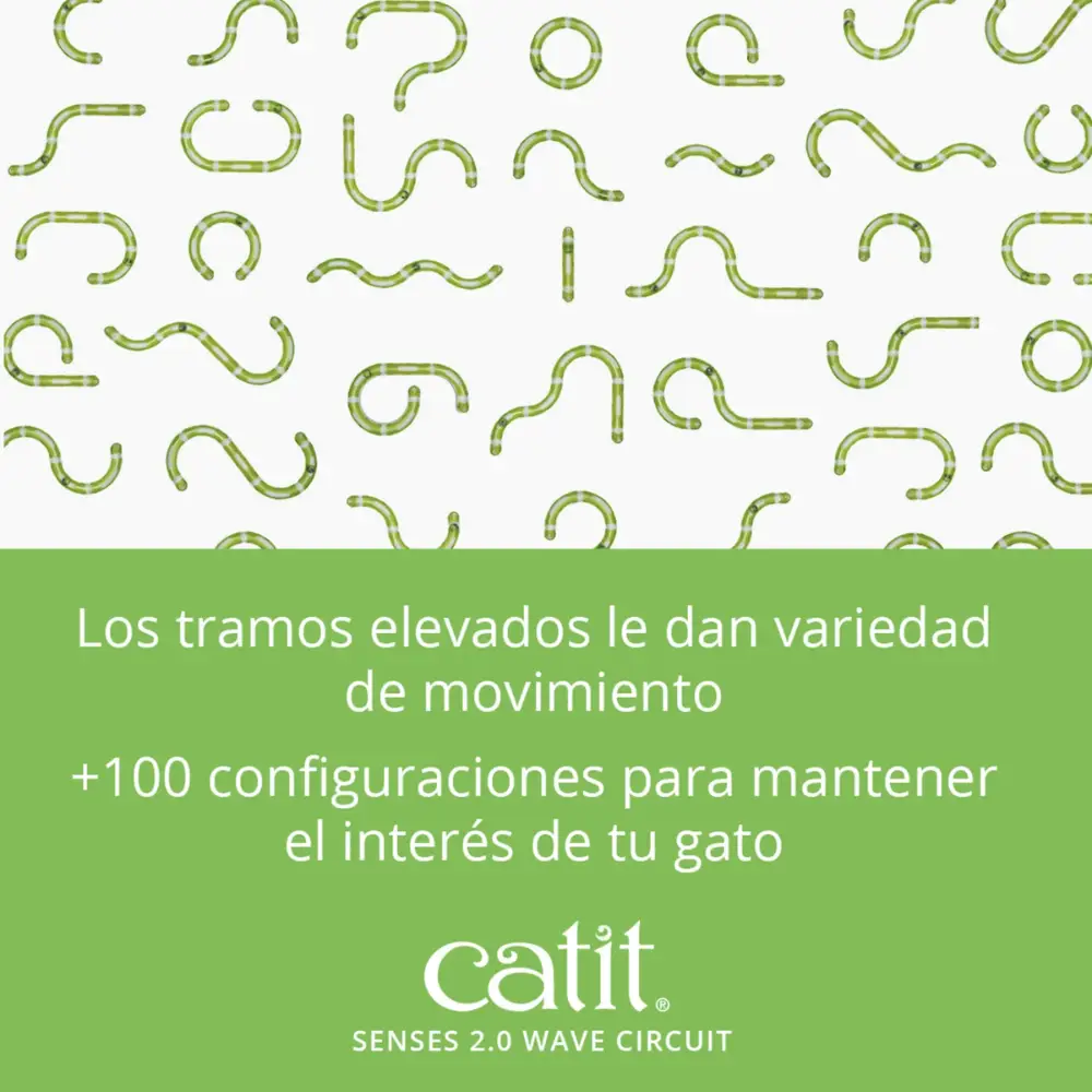 Catit Senses 2.0 Juguete Gato Circuito Wave Mediano - Image 3