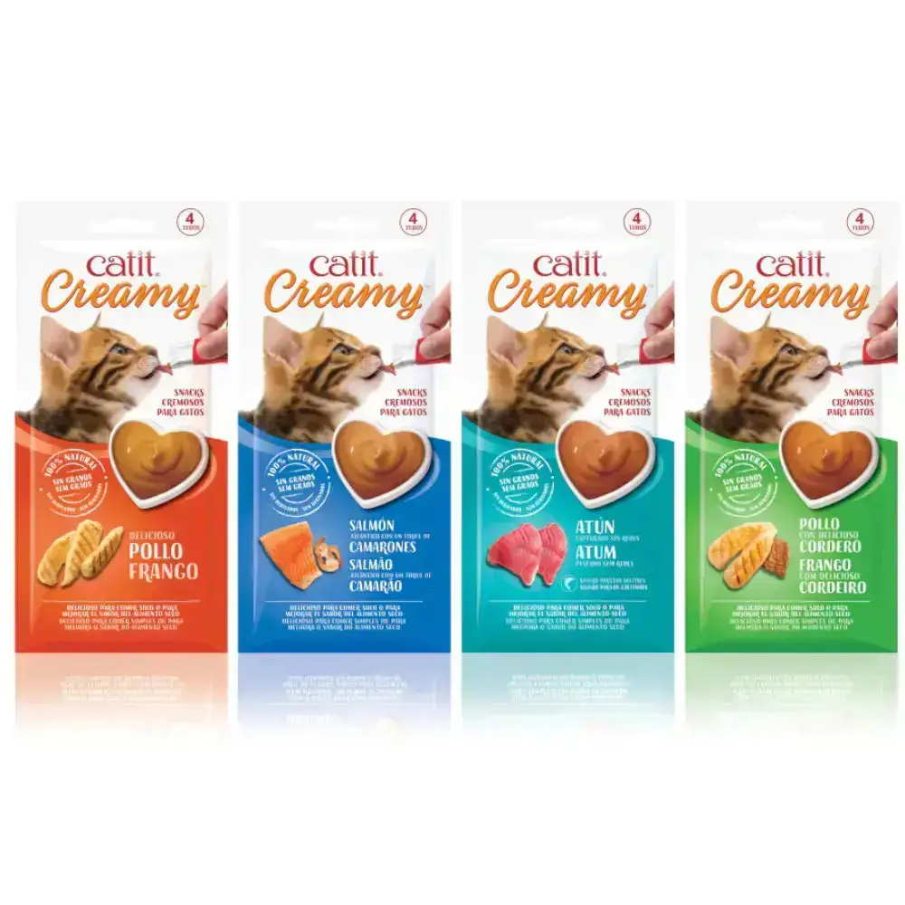 Catit Creamy Snack Pollo Pack 4X10 g - Image 4