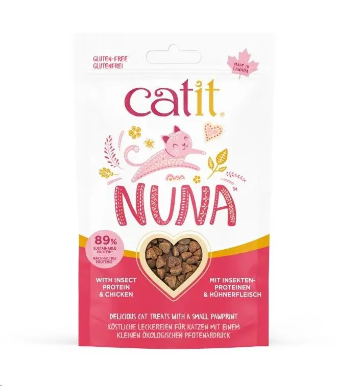 Catit Snack Nuna Proteina de Insecto 67 g Pollo