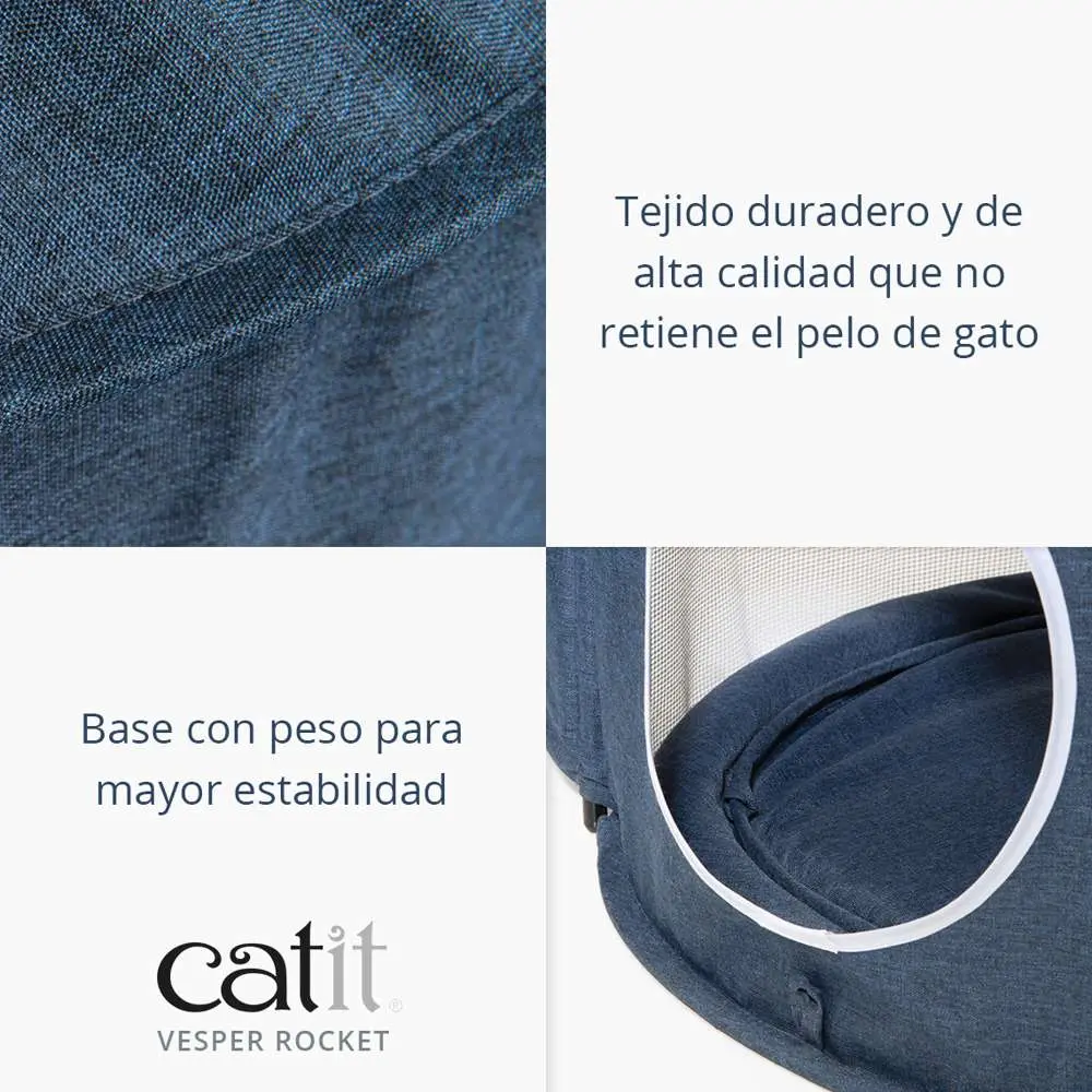 Catit Refugio Vesper Rocket, Azul - Image 4