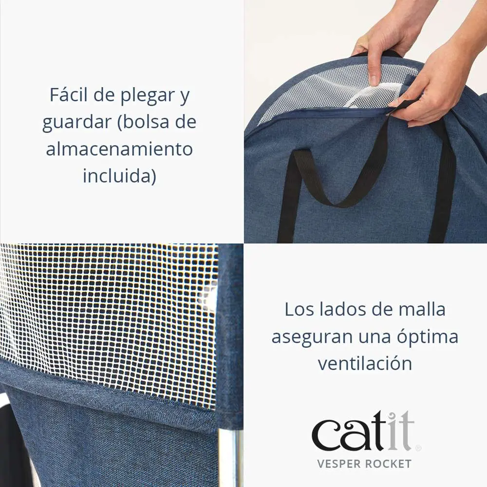 Catit Refugio Vesper Rocket, Azul - Image 5