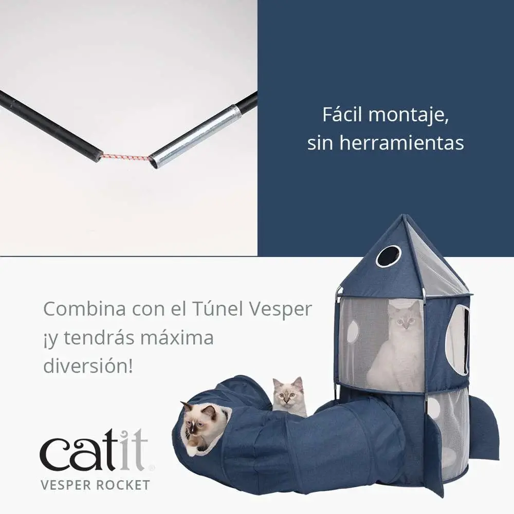 Catit Refugio Vesper Rocket, Azul - Image 6