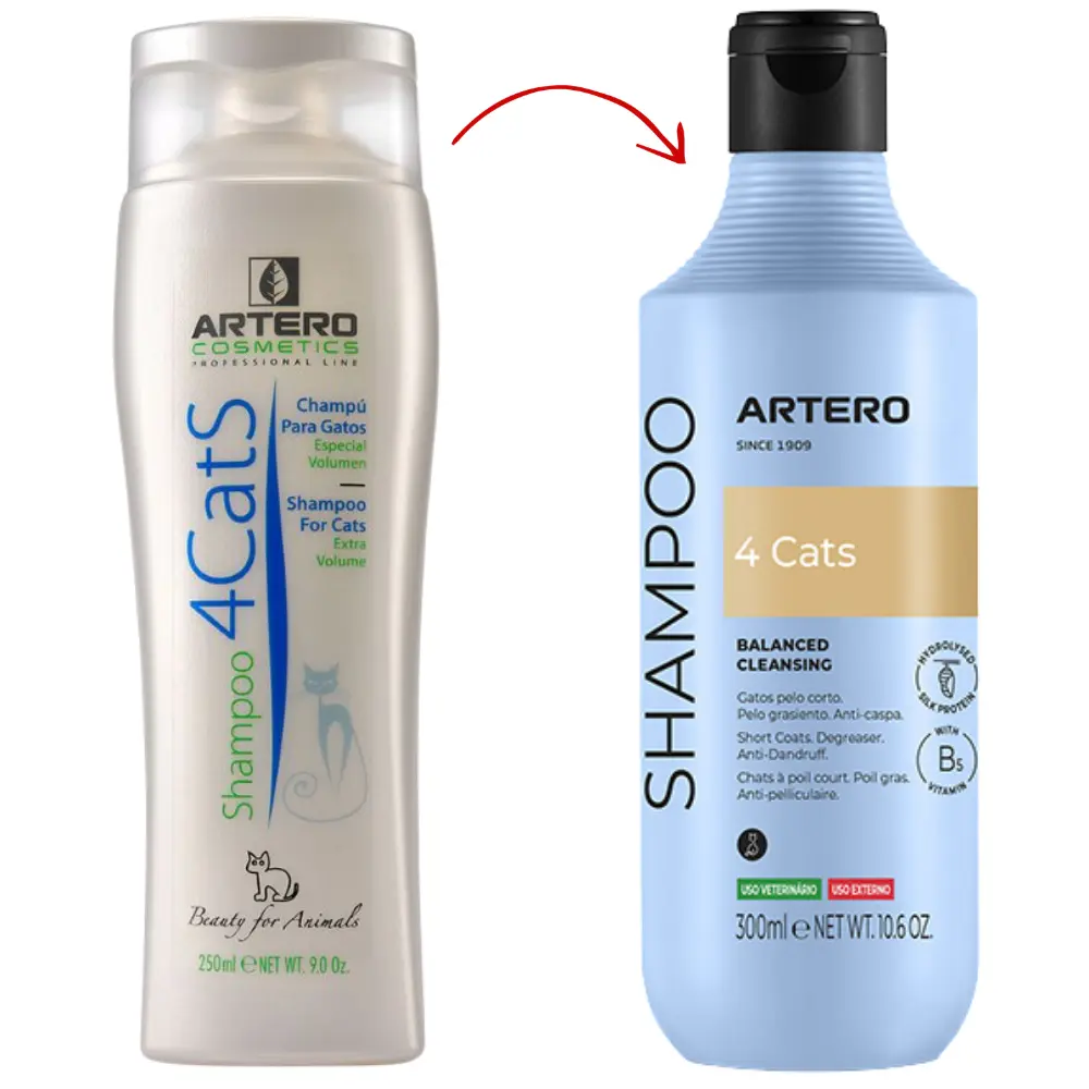 Champú Gato 250 ml 4 Cats Artero - Image 2