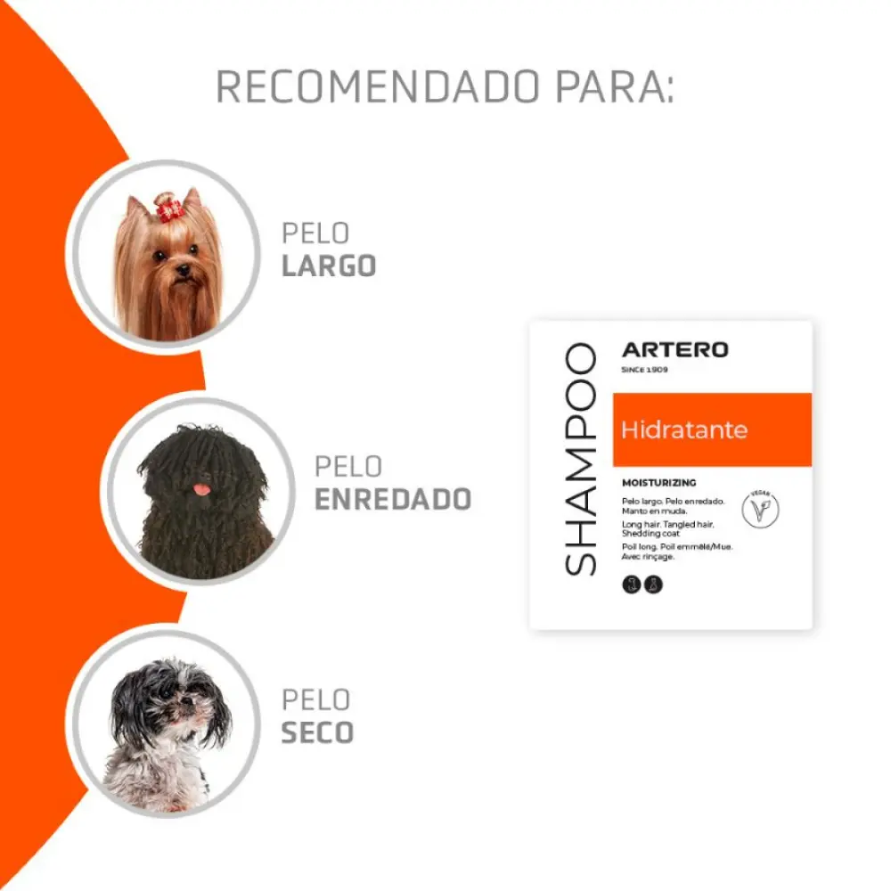 Champú Hidratante para Perros 250 ml Artero - Image 3