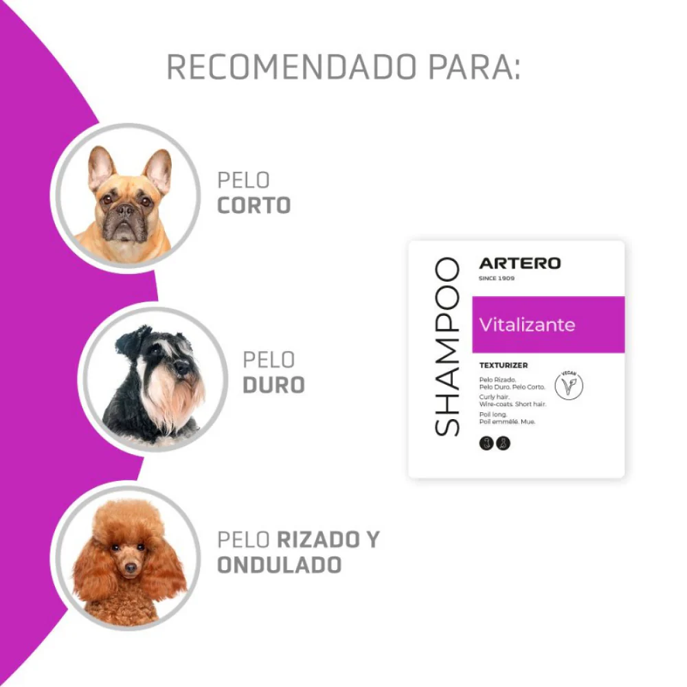 Champú Vitalizante para Perros 250 ml Artero - Image 3