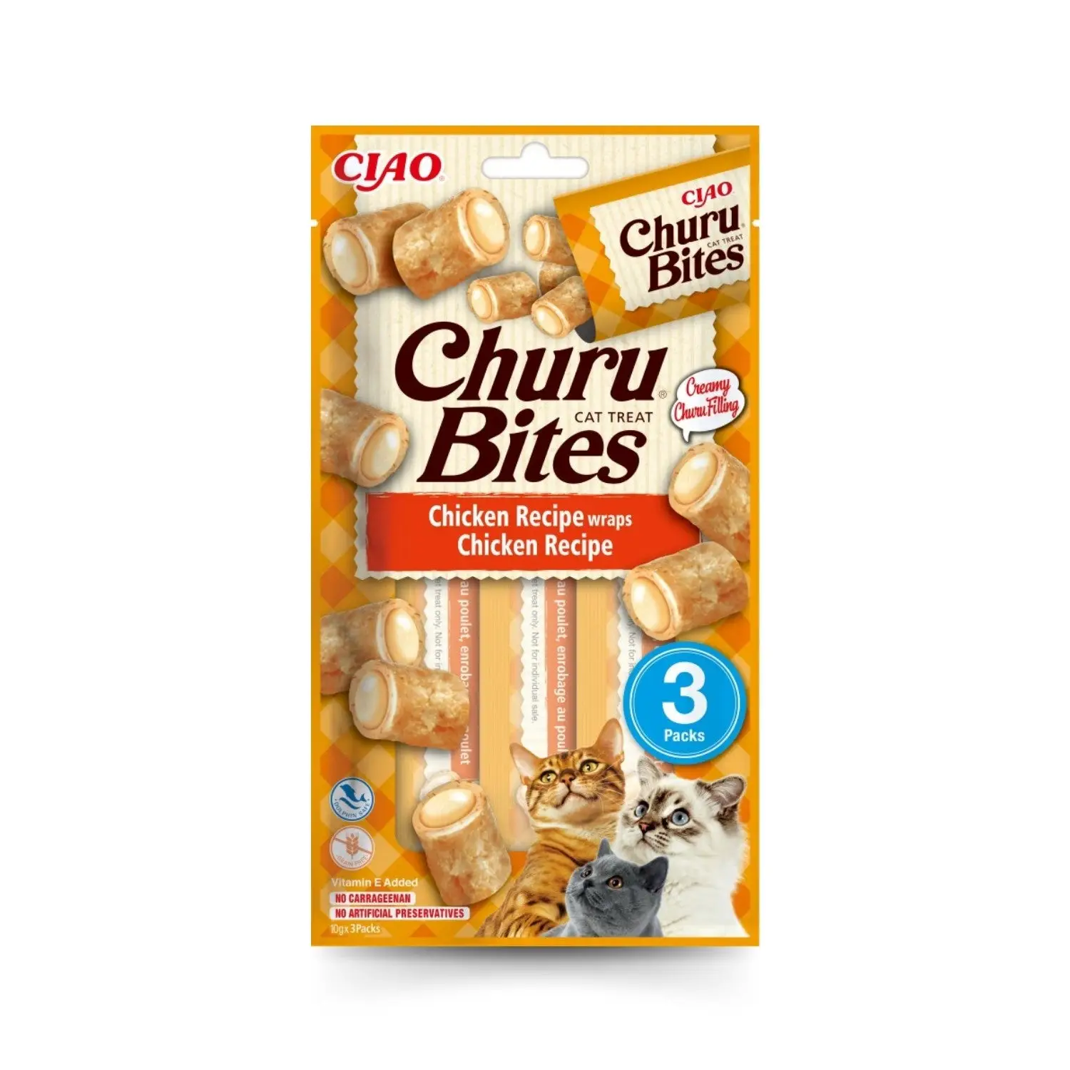 Churu CAT Bites Receta Pack 3x10 g | Bocaditos para Gatos - Image 2