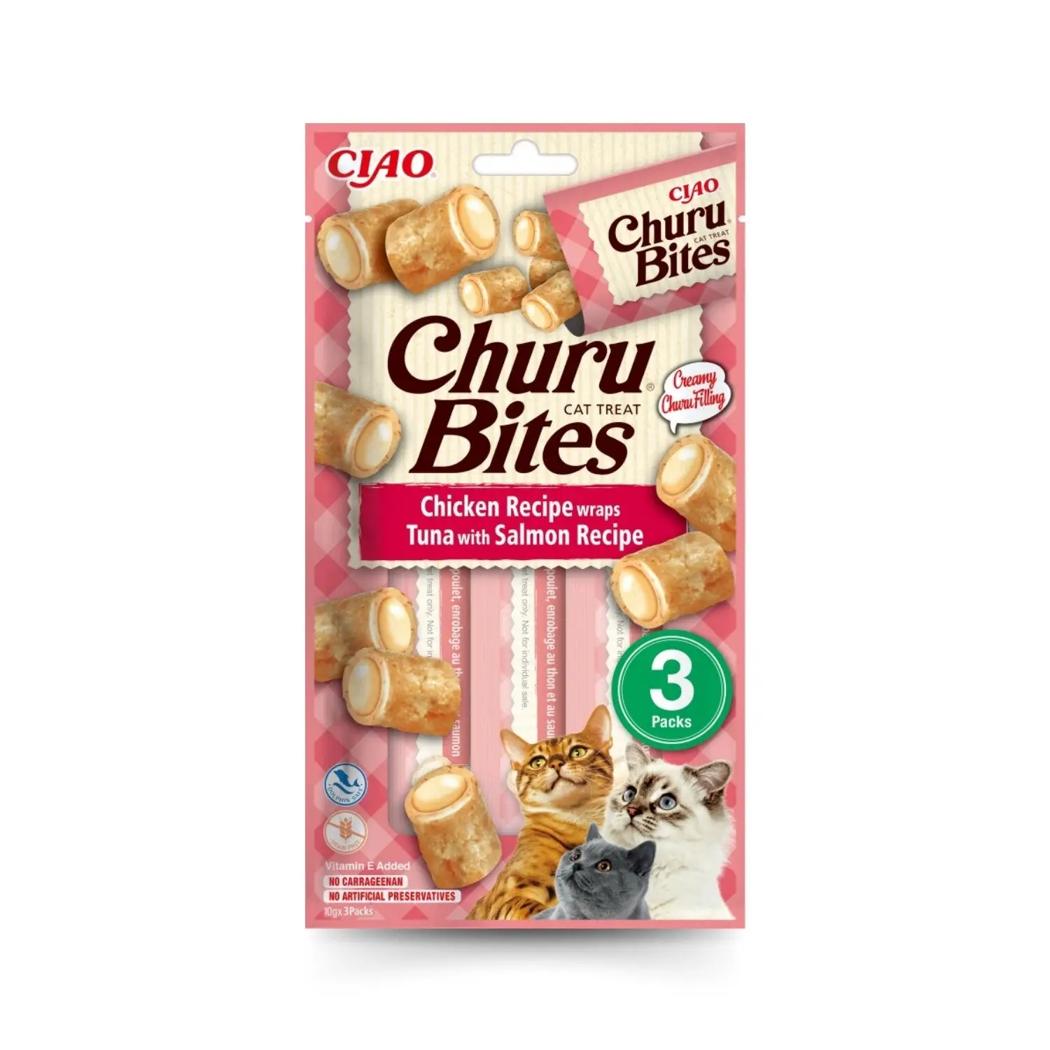 Churu CAT Bites Receta Pack 3x10 g | Bocaditos para Gatos - Image 4