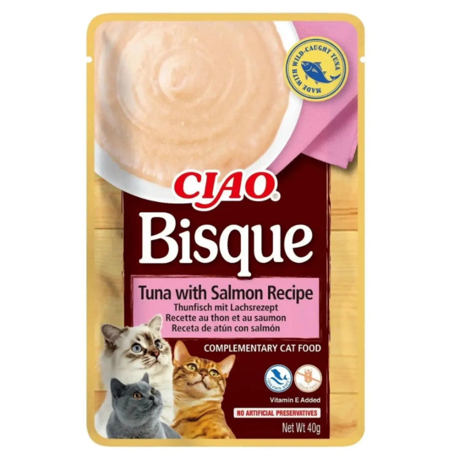 Churu CAT Chicken BISQUE 40 g | Sobre de Puré para Gatos - Image 3