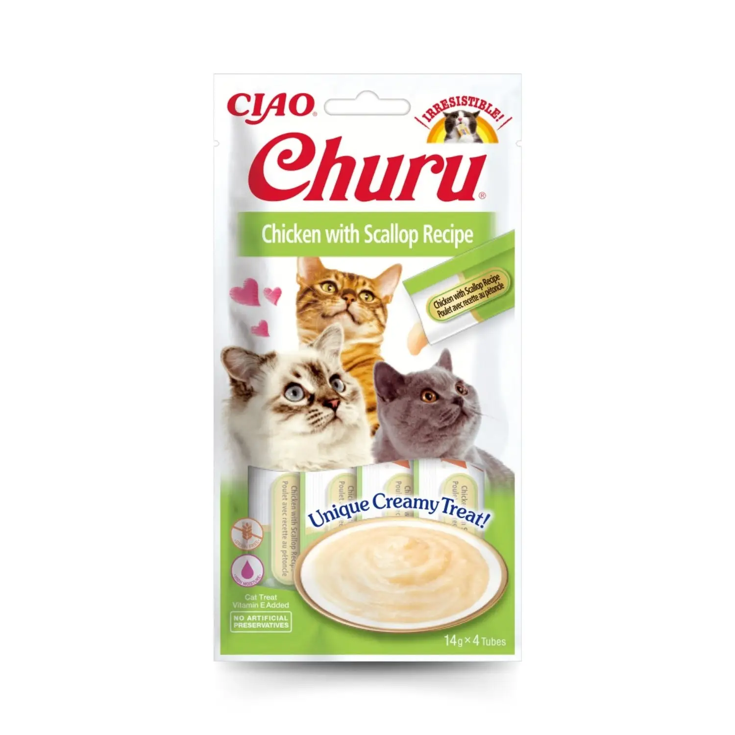 Churu CAT Receta Pack 4x14 g | Snack Líquido para Gatos - Image 6