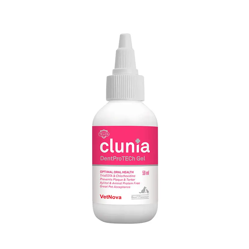 Clunia DentProtech 59 ml Gel Higiene Bucal para Perros y Gatos