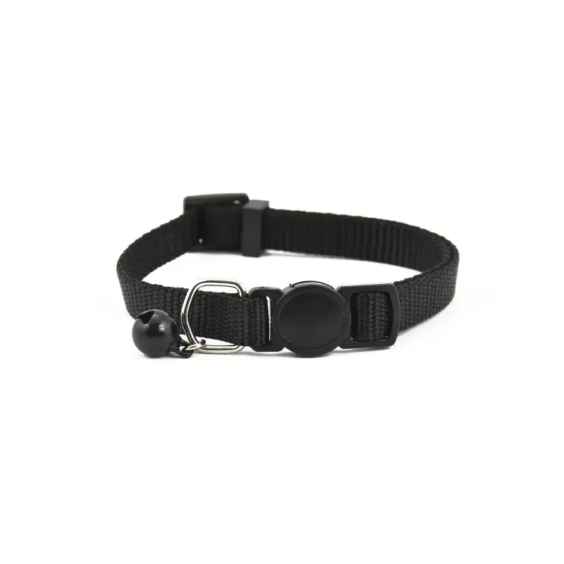 Collar Gato Basic Negro 10Mm X 22-33 cm Nayeco