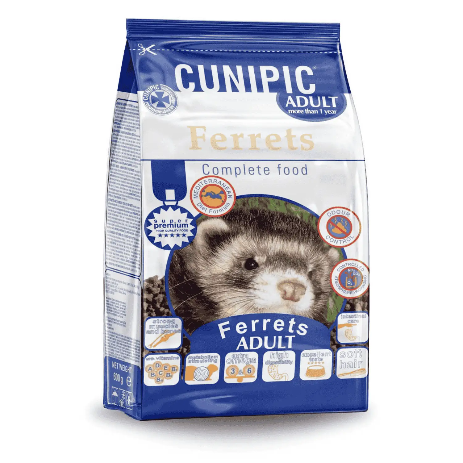 Cunipic Pienso Premium Completo para Hurones 600 g