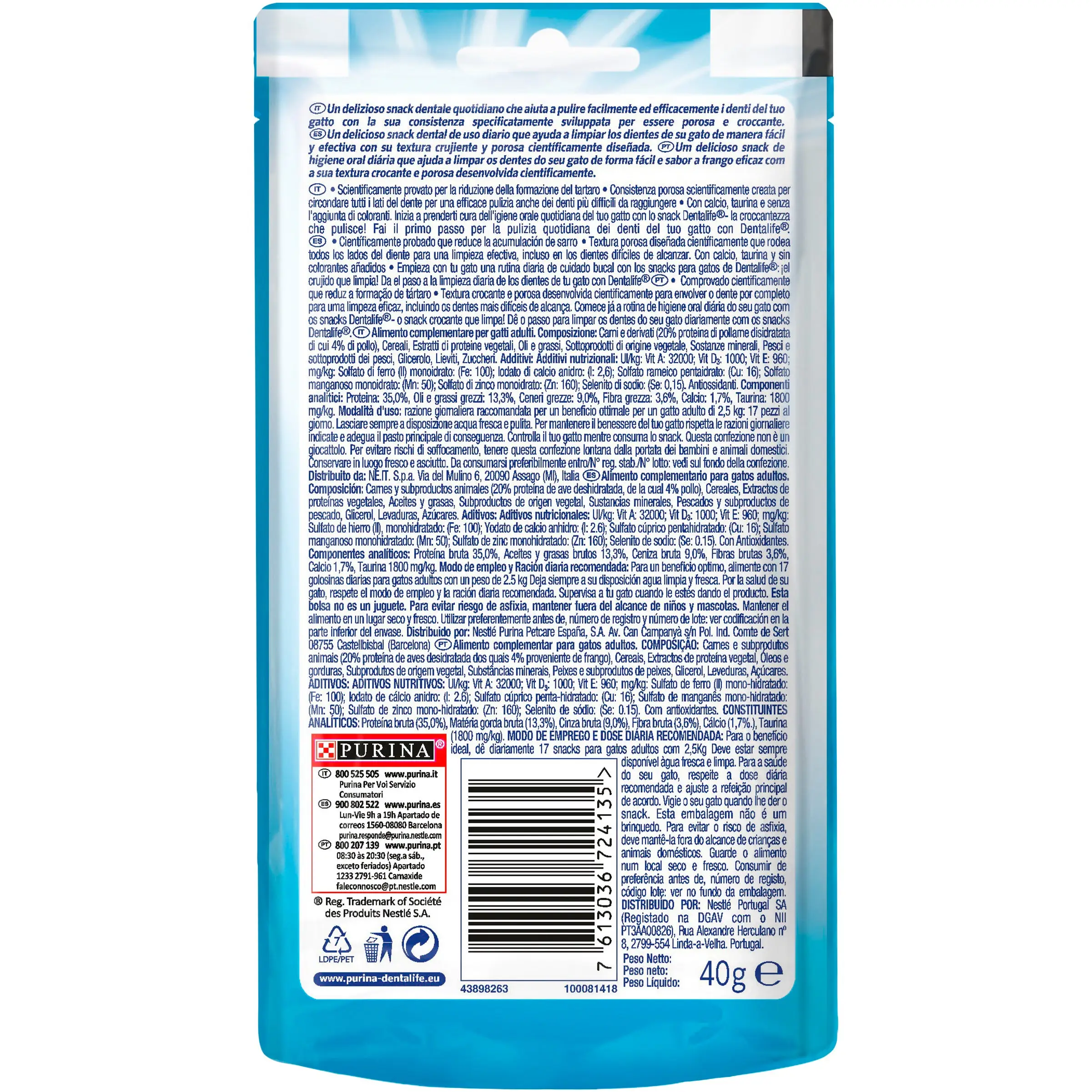 Dentalife Cat Pollo 40 g - Image 2