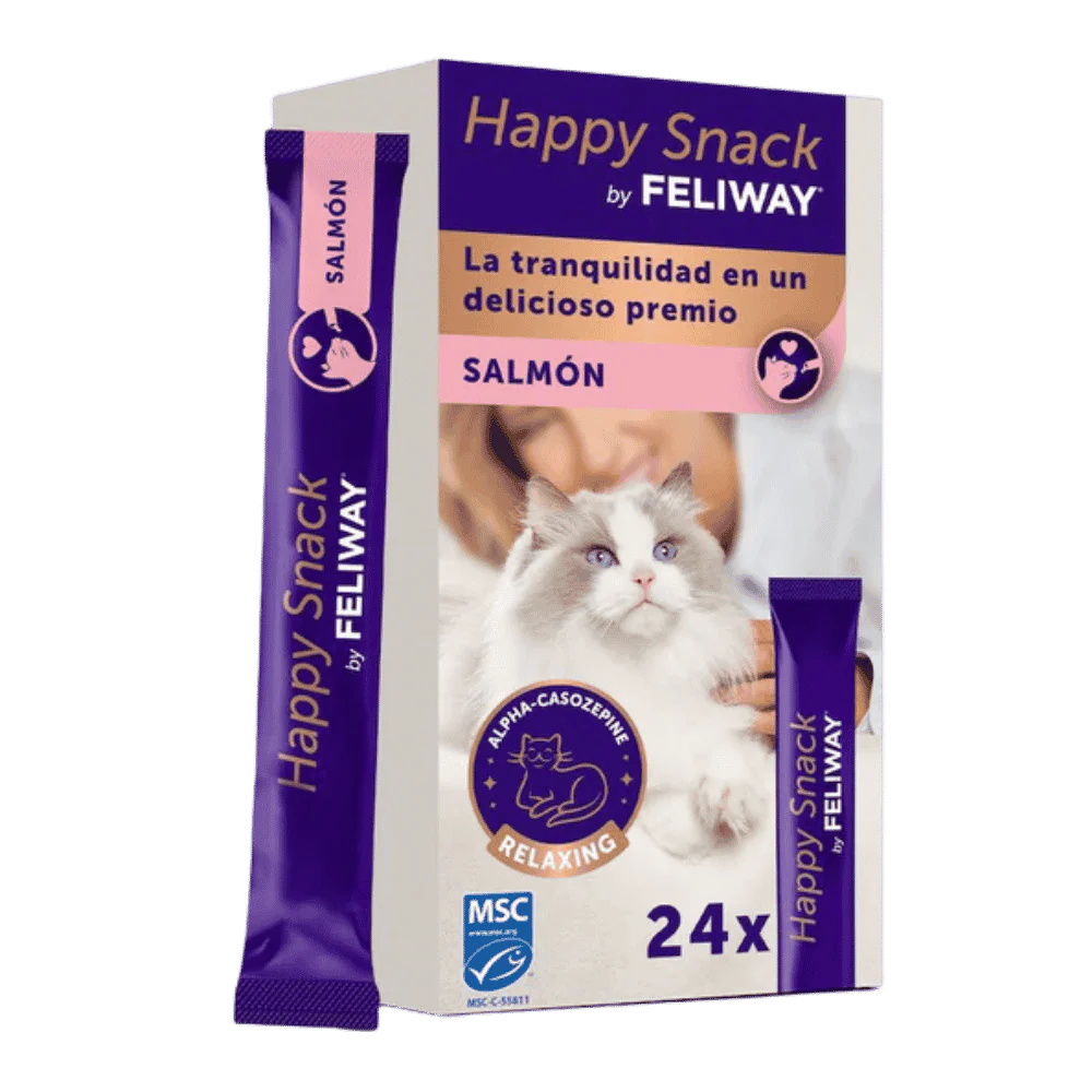 Feliway Happy Snacks Relajantes para Gatos Salmón