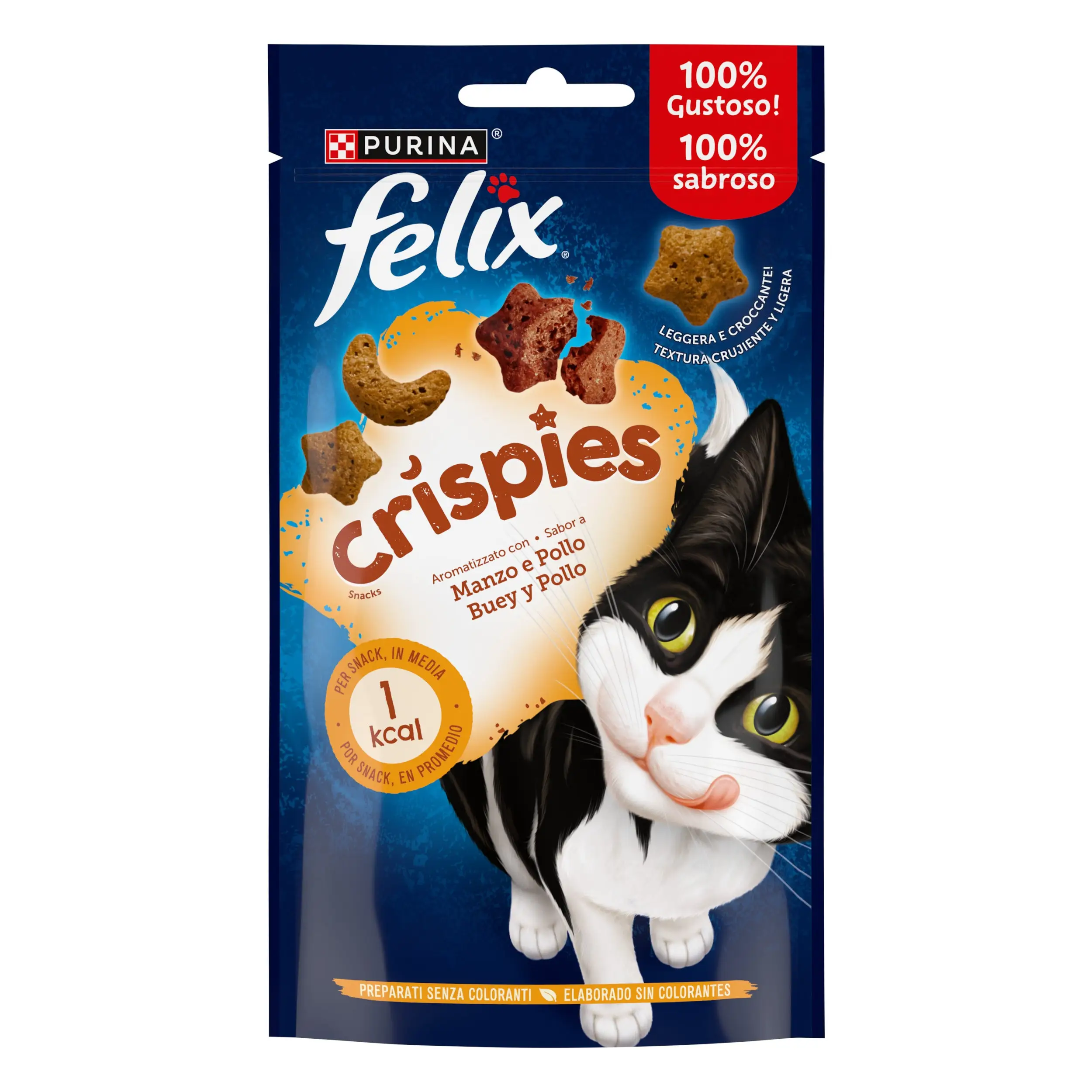 Felix Crispies Buey y Pollo 45 g