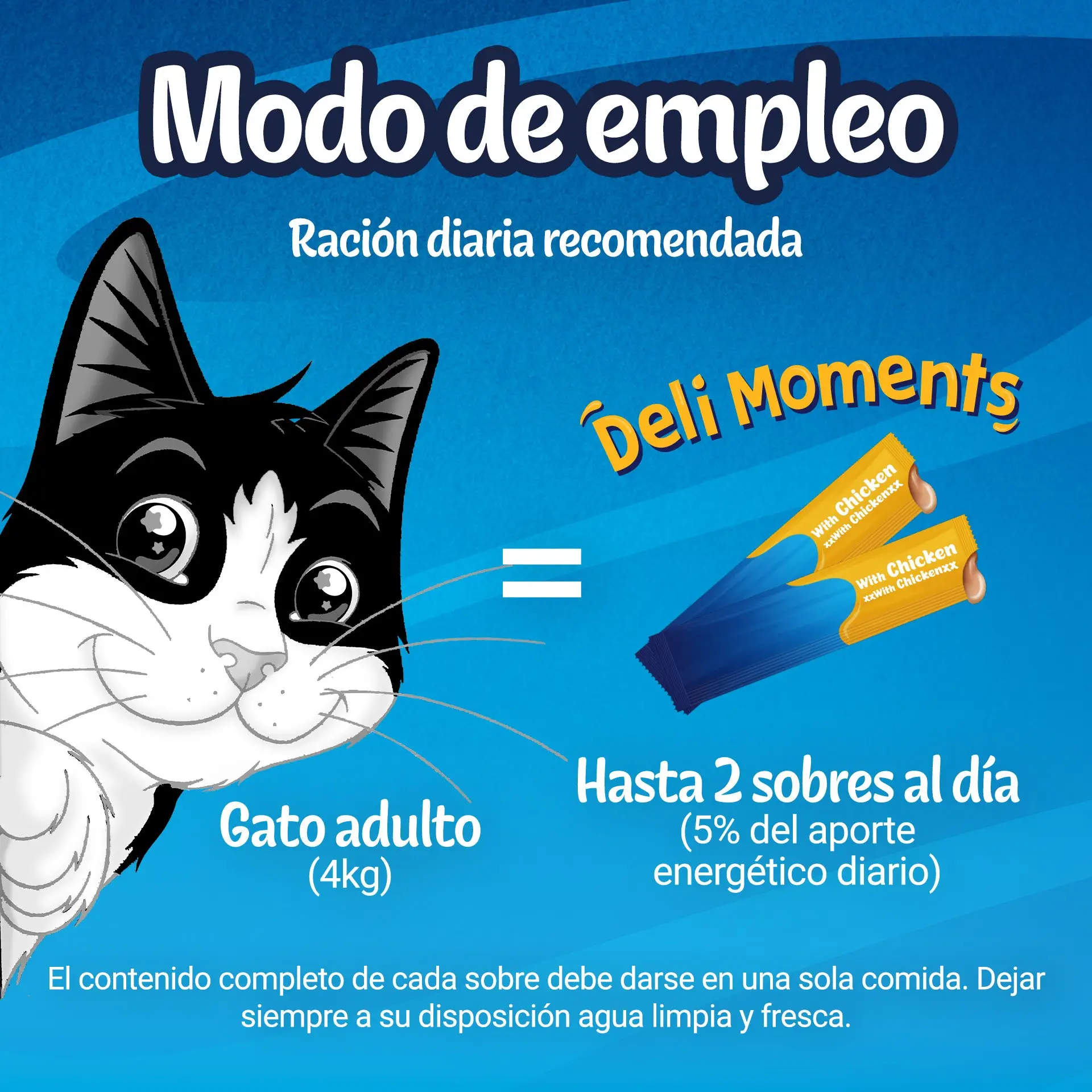 Felix Deli Moments Snack Líquido para Gatos (Pollo, Pato o Salmón) Pack 4x10 g - Image 6