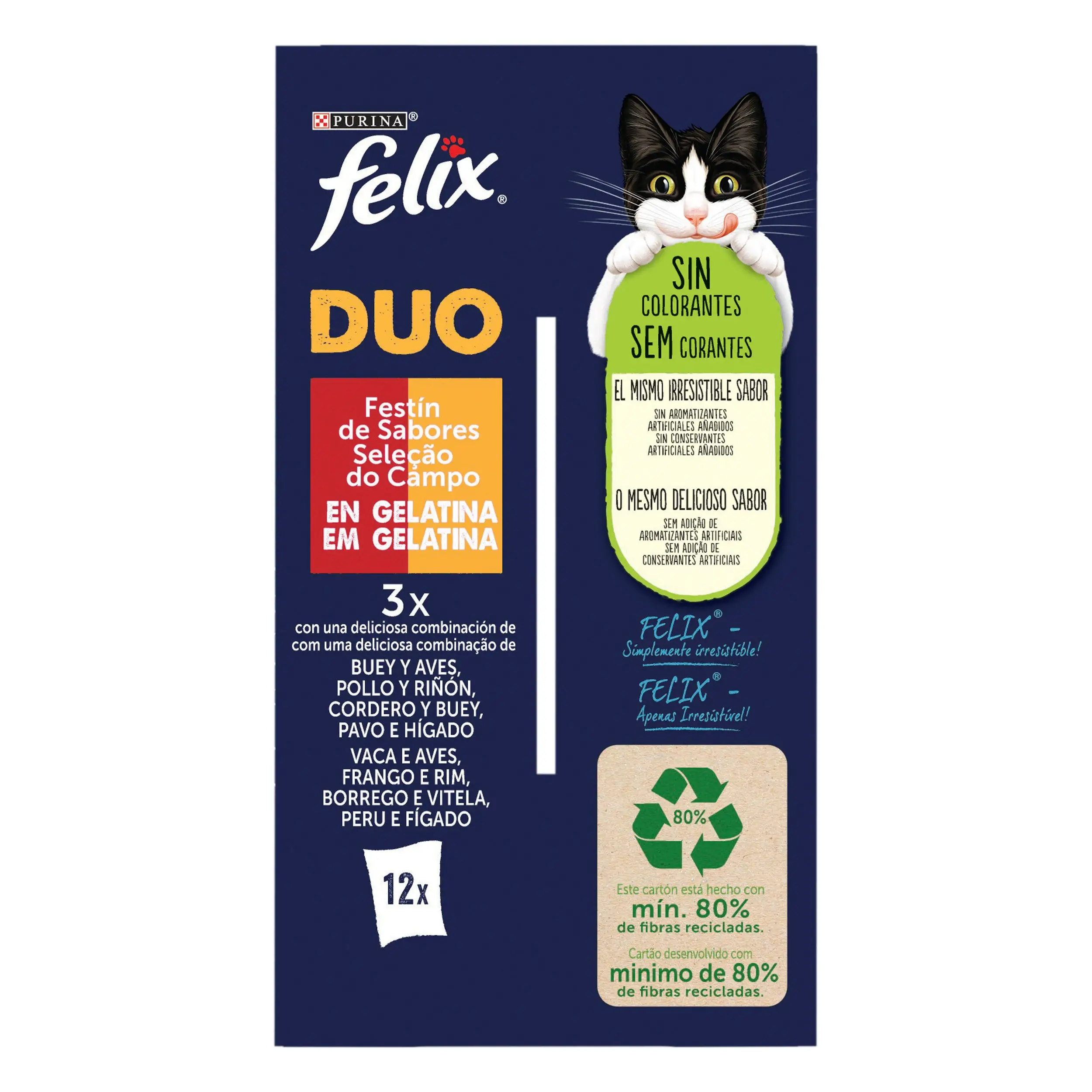 Felix Duo Carnes En Gelatina Pack 12X85 g - Image 4