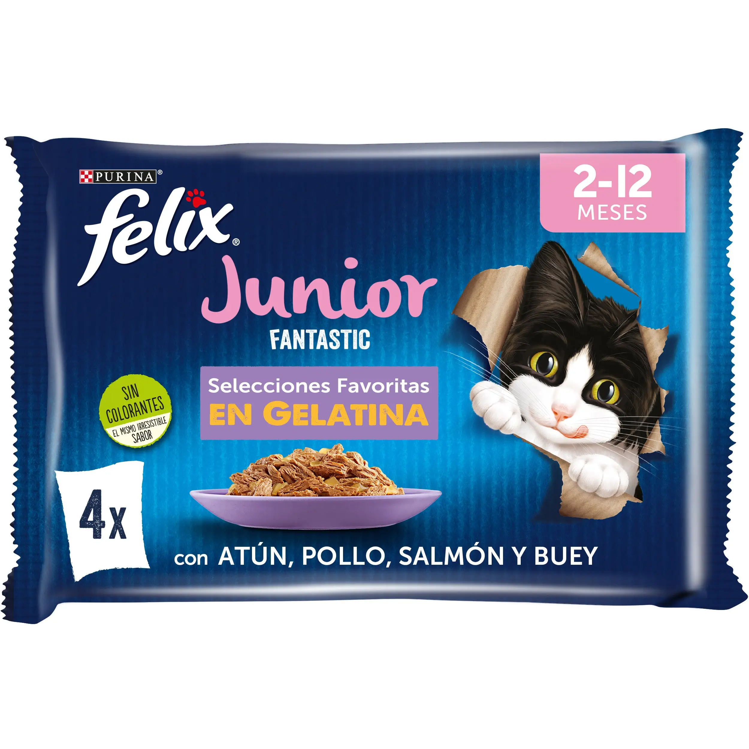 Felix Fantastic Junior Pack 4X85 g