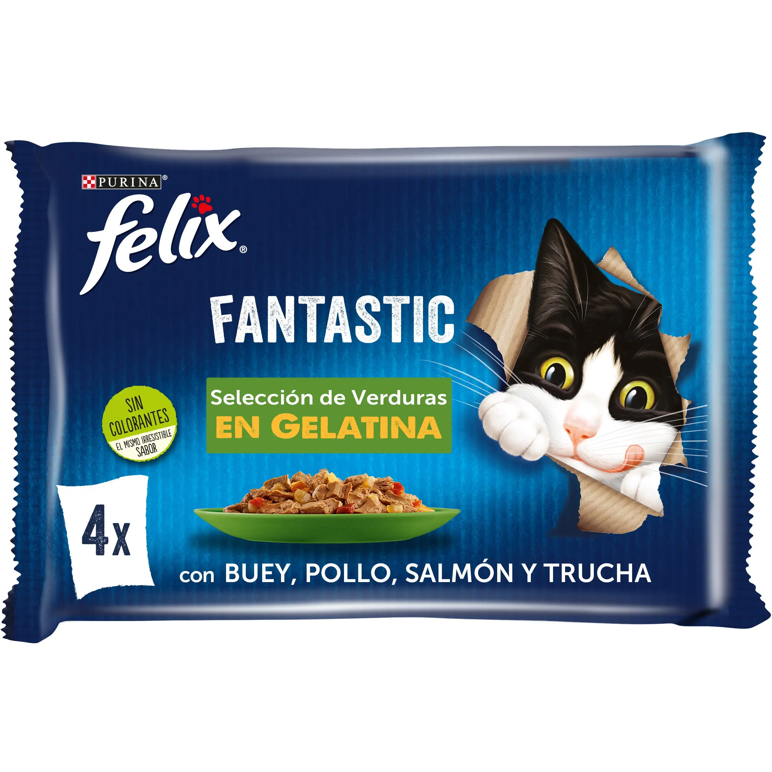 Felix Fantastic Surtido Verduras Pack 4X85 g