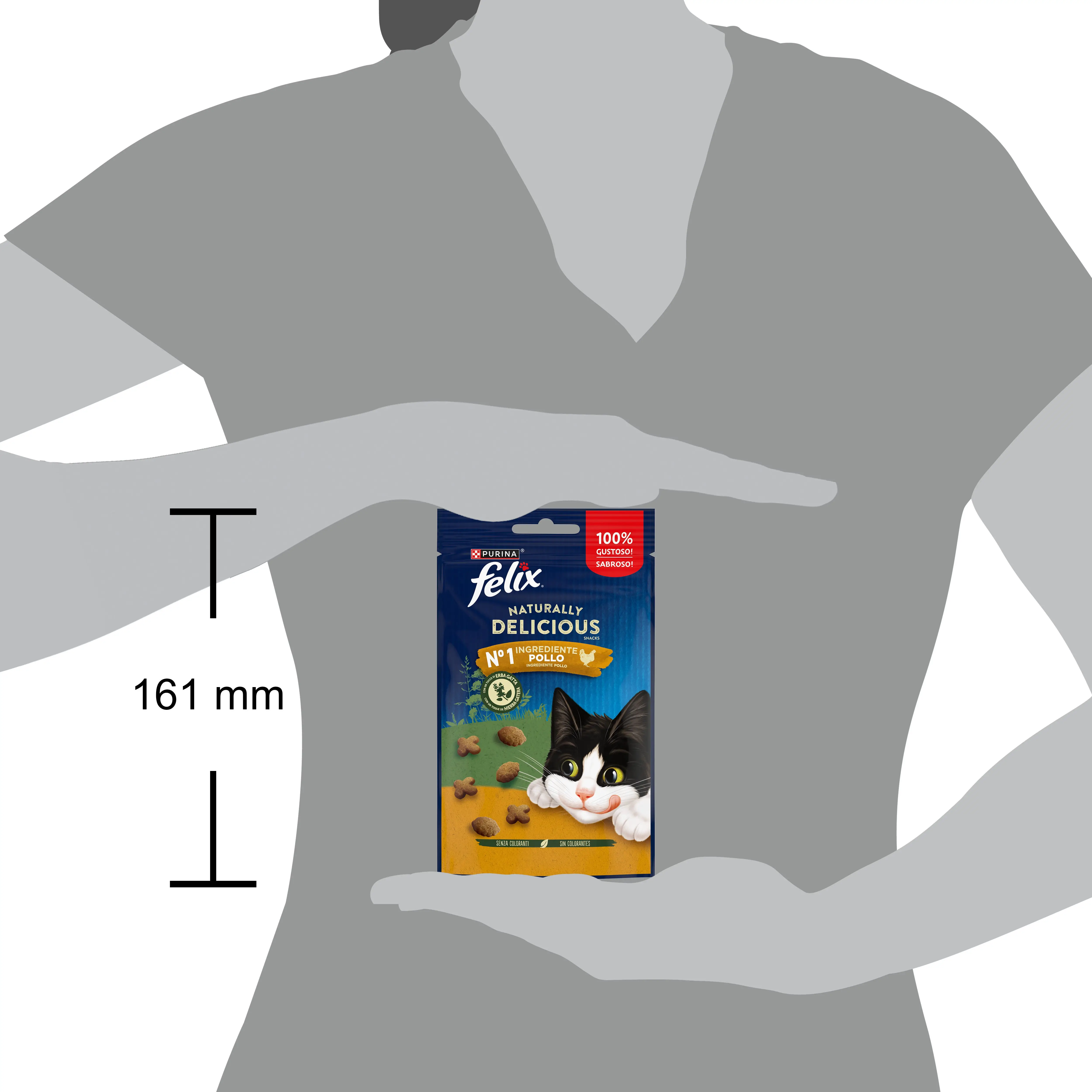 Felix Natural Delicious Pollo y Hierba Gatera 50 g - Image 3