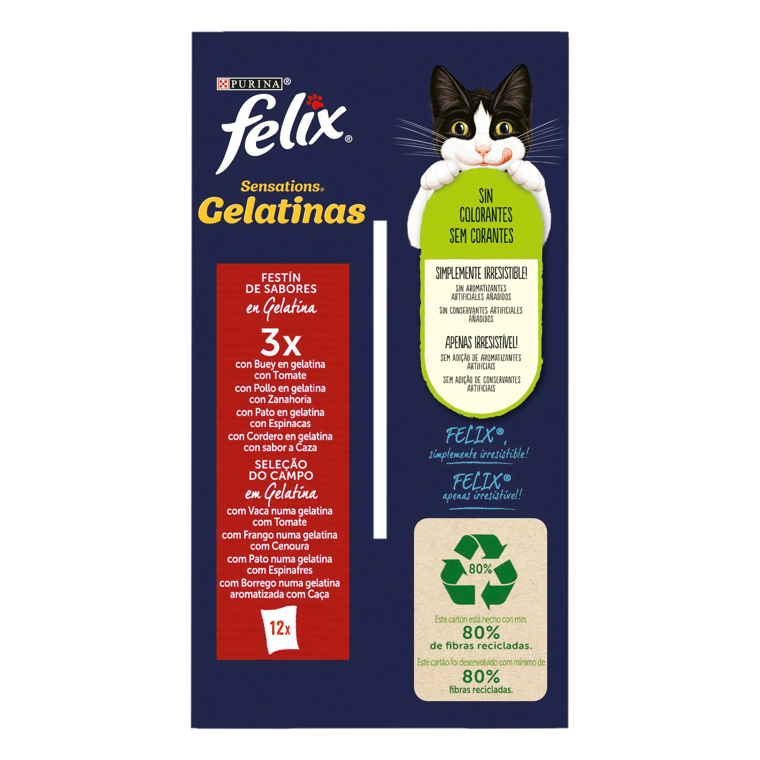 Felix Sensations Carnes Gelatina Pack 12X85 g - Image 5