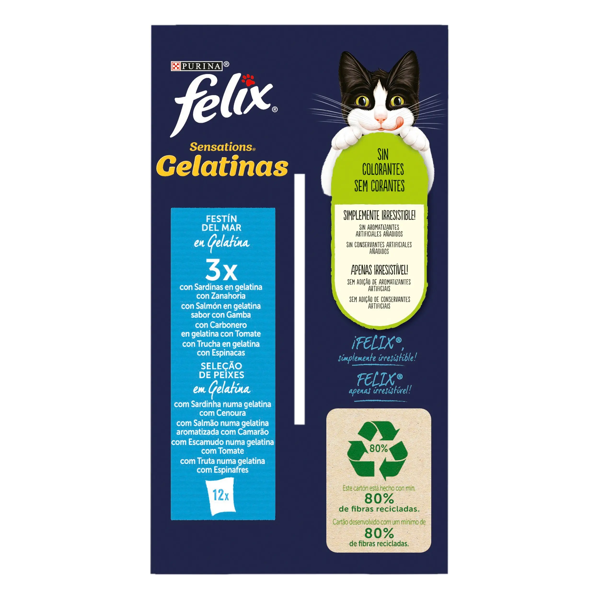 Felix Sensations Pescados Gelatina Pack 12X85 g - Image 6
