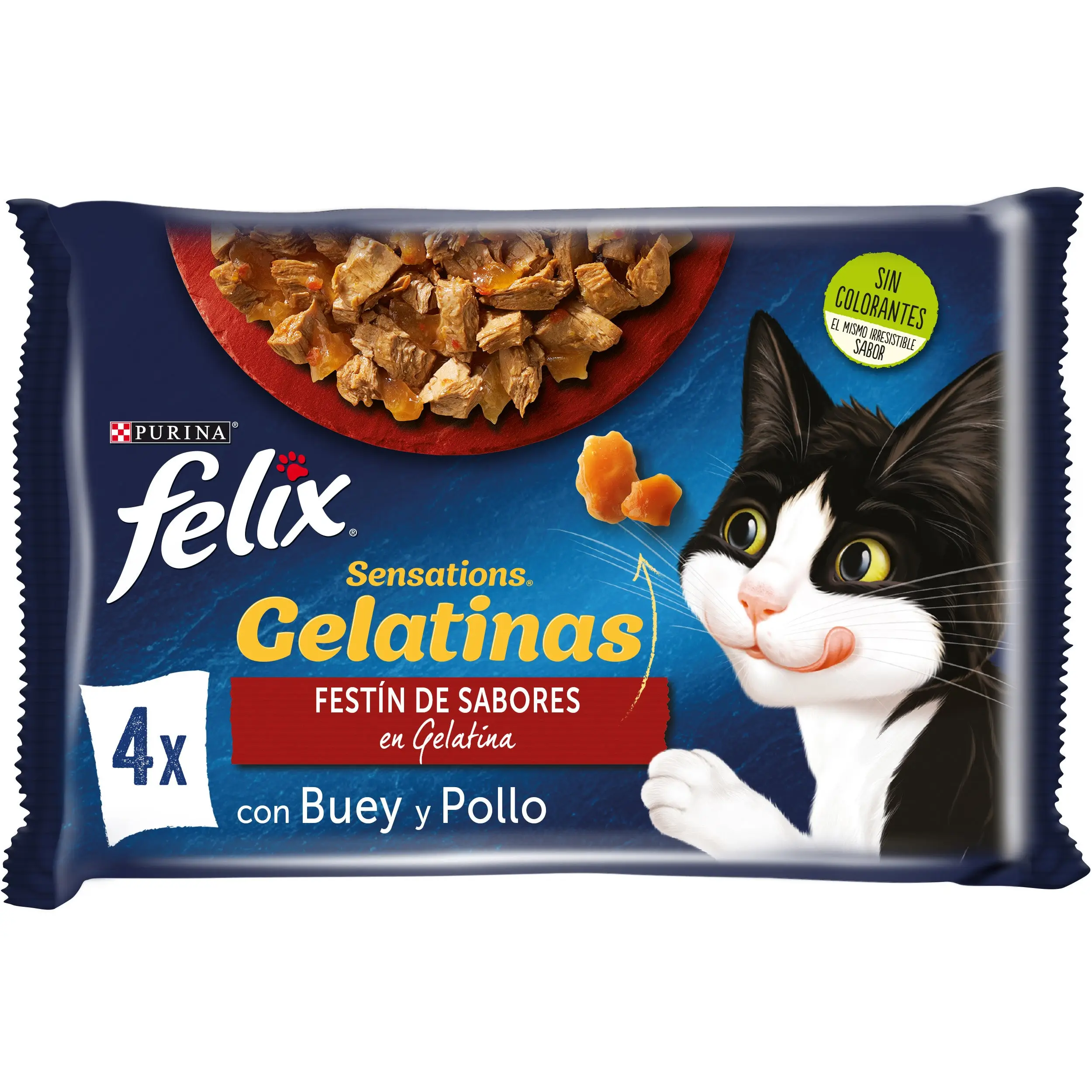 Felix Sensations Surtido Pack 4x85 g