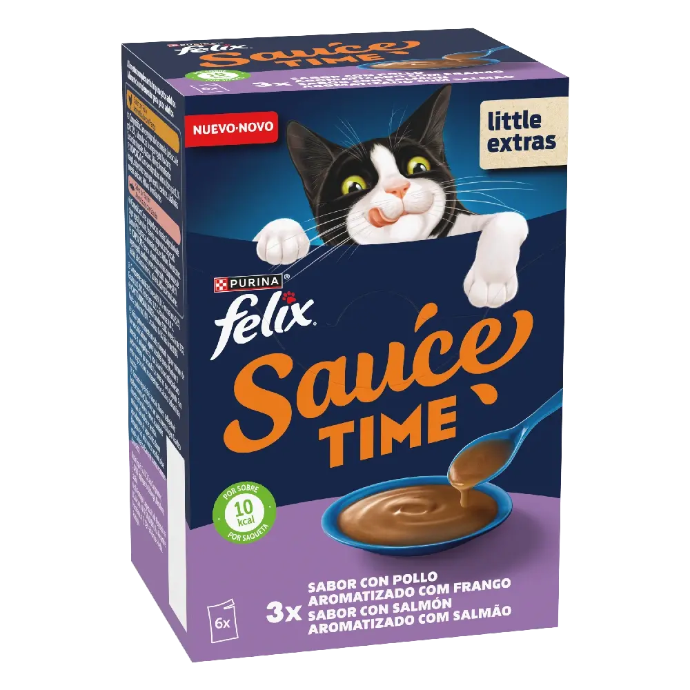 Felix Soup Time Original Sopa Mixta Comida Húmeda para Gatos