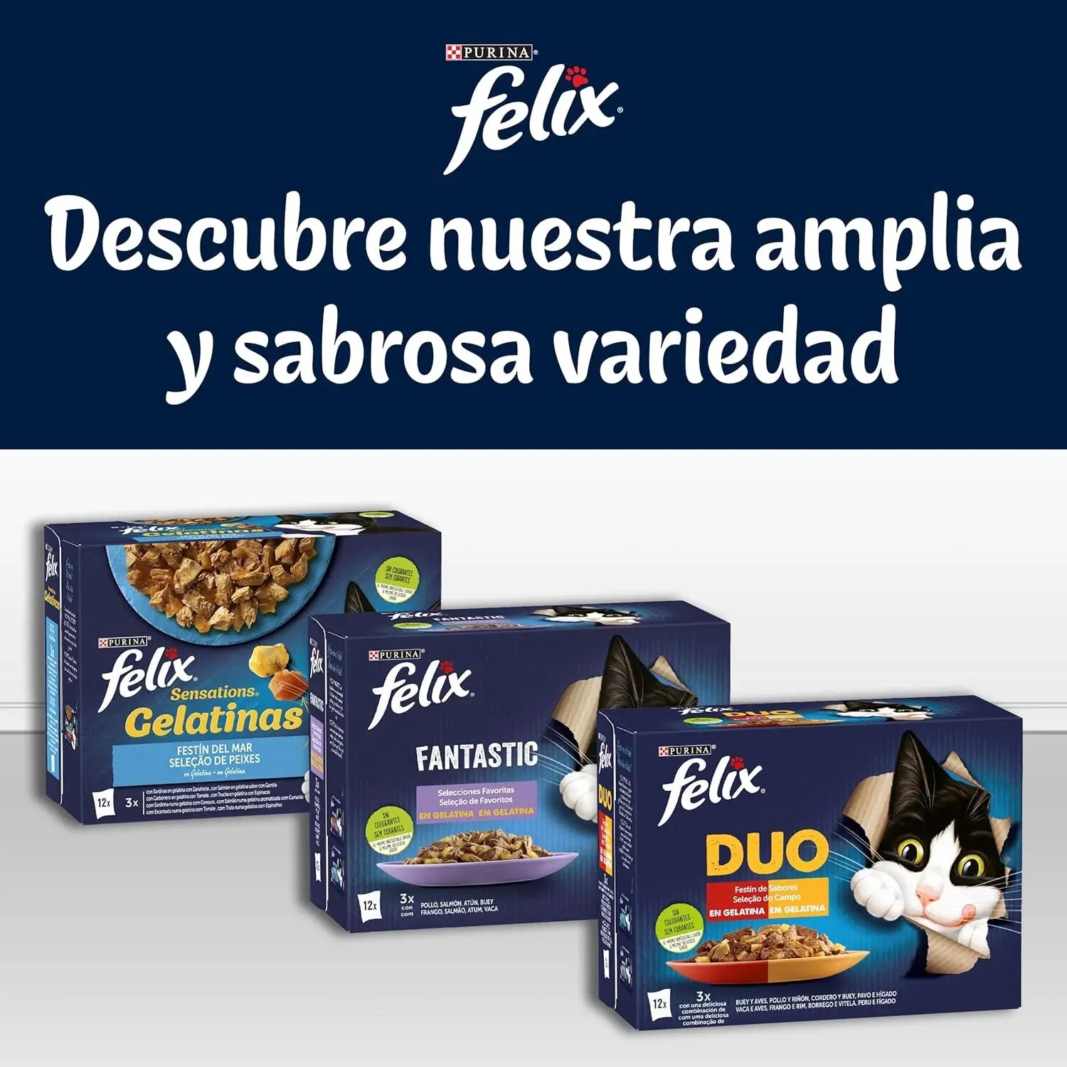 Felix Tasty Shreds Carnes Pack 4x80 g Húmeda para Gatos - Image 7