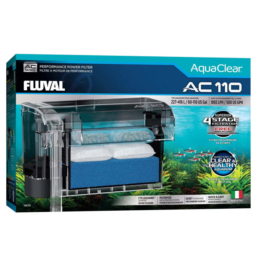 Filtro Mochila Aquaclear Fluval AC110 (Acuarios Hasta 446L)
