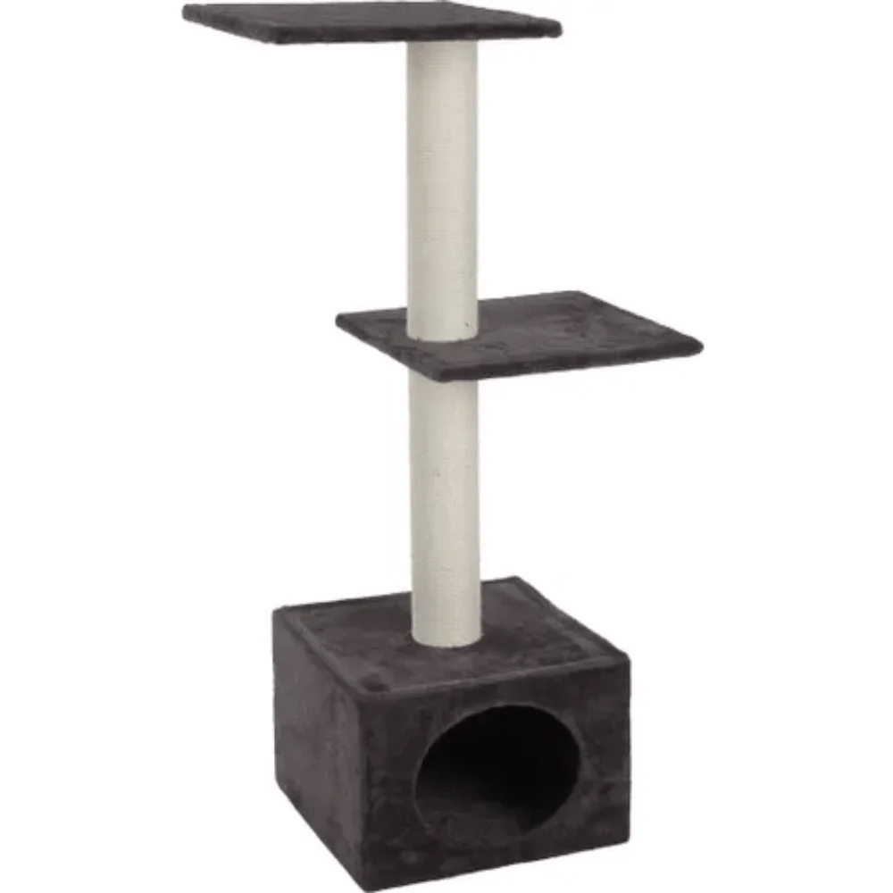 Flamingo Árbol Rascador Charmaine Gris para Gatos 34,5x48x99cm