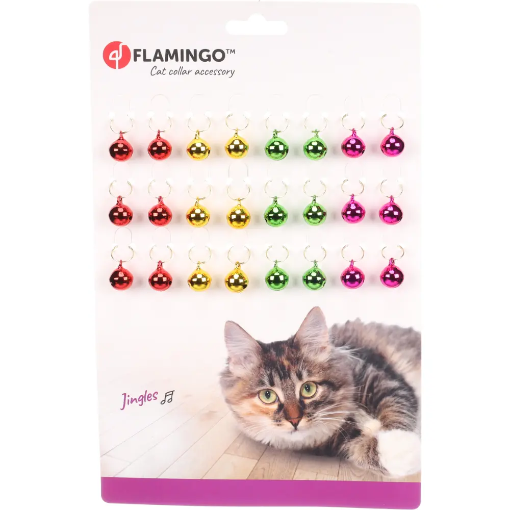 Flamingo Cascabel Para Gato Colores - Image 2