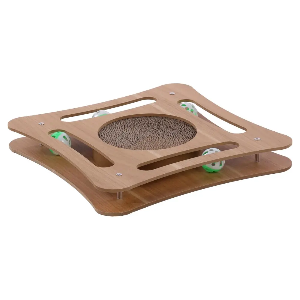 Flamingo Densi Juguete Rascador con Bola para Gatos 35x31,5x4,5cm