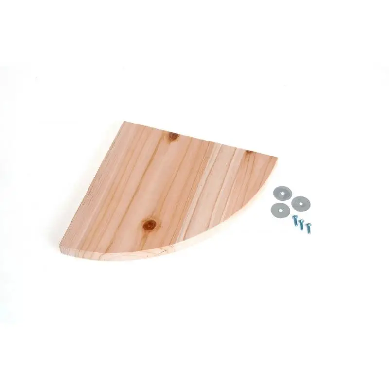Flamingo Esquinero Piso Madera Natural 22X22X2 cm