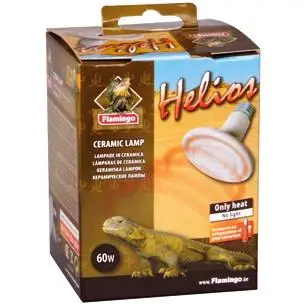 Flamingo Helios Lámpara Ceramica Reptil