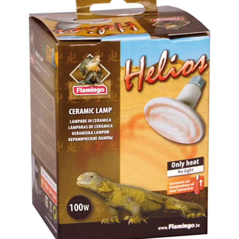 Flamingo Helios Lámpara Ceramica Reptil - Image 2