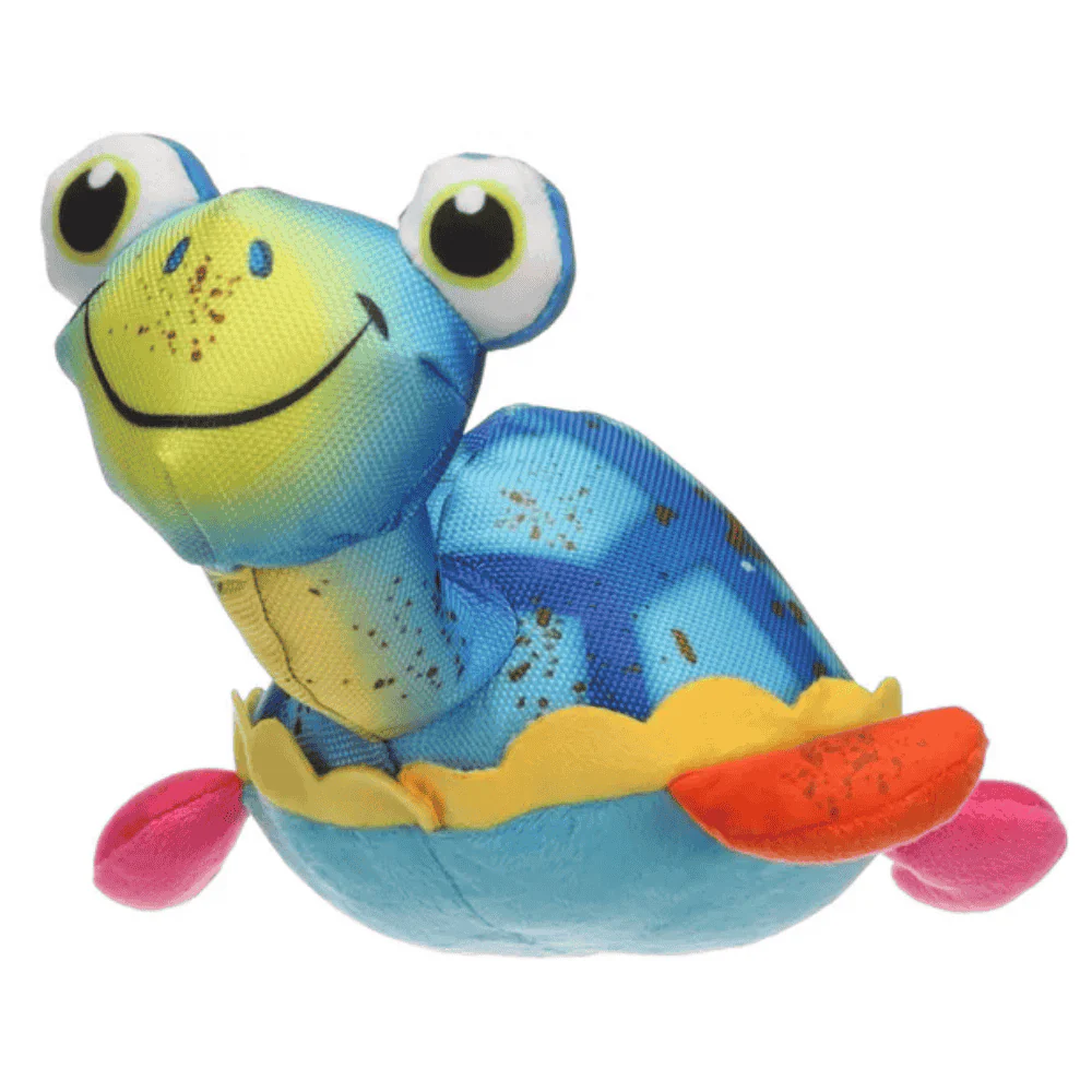 Flamingo Juguete Clora Tortuga Azul para Perros