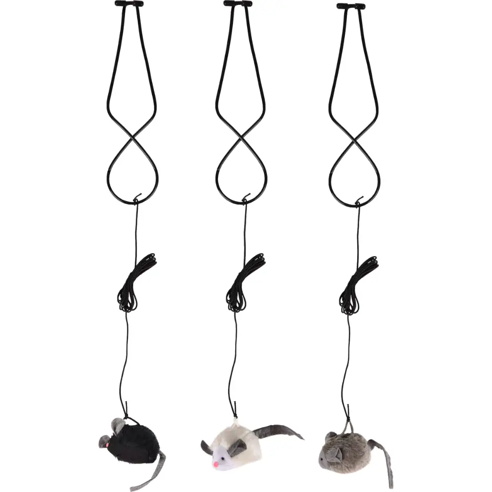 Flamingo Juguete Gato Colgador Raton con Sonido