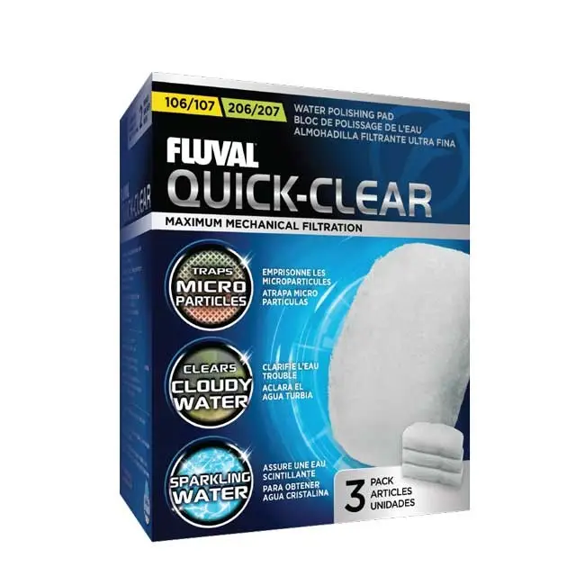 Fluval 307/407 6 Pc Foamex Fino