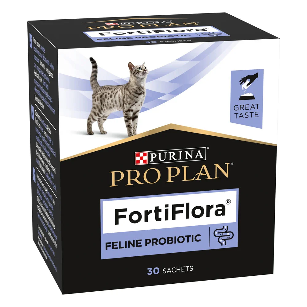 Fortiflora Pro Plan 30 sobres de 1 g Suplemento Probiótico en Polvo para Gatos